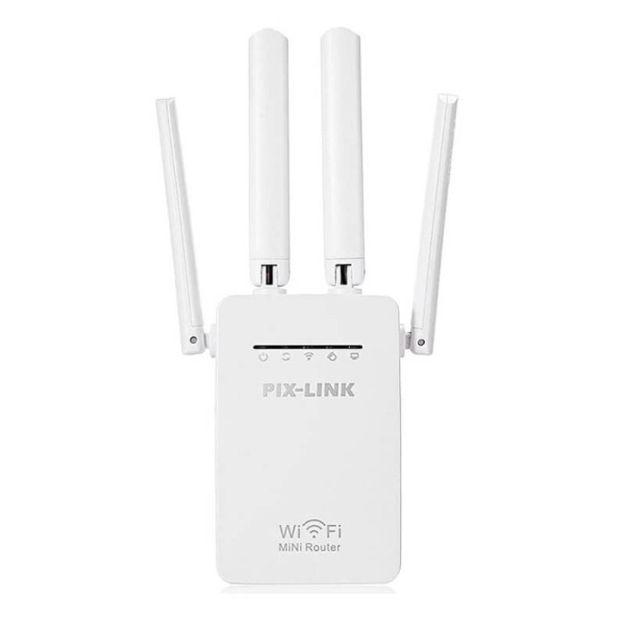Amplificator de Semnal Wireless Edman, Range Extender Retea WIFI, Retea 2,4GHz, Viteza 300Mbs, 4 Antene, Slot LAN, Compatibil cu 3G / 4G / 5G, Raza de