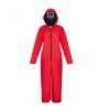 Costum Squid Game Gardian Patrat Adulti KidMania&reg; Jocul Calamarului Halloween Carnaval Salopeta+Masca M