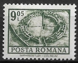 C1390 - Romania 1972 - Sarmisegetuza lei 9.05 neuzat,perfecta stare