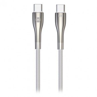 CABLU USB C - USB C 2M 60W - ALB foto