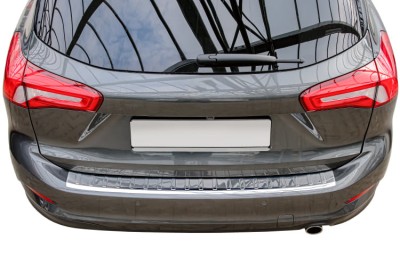 Ornament protectie bara spate/portbagaj crom Ford Focus 4 Turnier/Break din 2018 foto