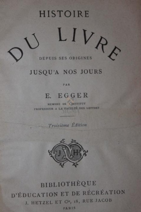 HISTOIRE DU LIVRE