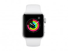Smartwatch Apple Watch Series 3 GPS 42mm Silver Alu White Sport Band foto