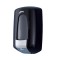 Dozator de sapun Jofel AC70600 cu buton cromat, 0.9L, negru - RESIGILAT