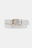 Answear Lab curea de piele culoarea argintiu