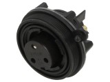 Conector circular soclu mamă 3 pini 12A 277V IP68 IP69K BULGIN PXV0730/S