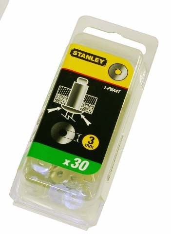 Stanley 1-PBS4T Set 30 Disc de etansare otel 3mm ProAdvanced PowerfulTools