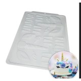 Forma ciocolata Unicorn mic/mare, 15 cavitati
