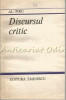 Discursul Critic - Al. Piru
