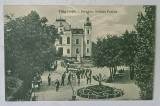TARGOVISTE , PRIMARIA , GRADINA PUBLICA , CARTE POSTALA ILUSTRATA , INCEPUT DE SEC. XX