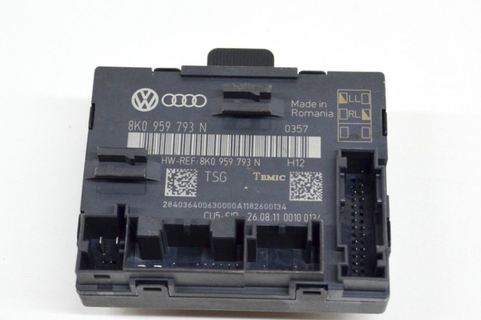 Modul de control ușă dreapta față AUDI Q5 8R 2011 OEM: 8K0959793N 13898655
