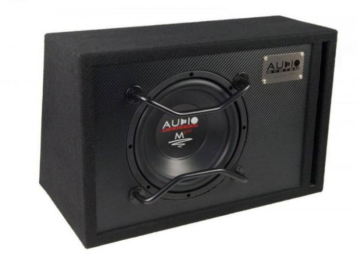 Incinta cu Subwoofer 10&quot; seria M EVO high efficiency 300/400 watt (RMS/MAX) 4 Ohm 90.9 dB SPL Audio System German Sound CarStore Technology