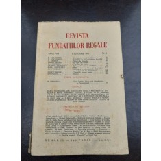 REVISTA FUNDATIILOR REGALE NR.7/1941