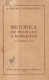 Metodica de predare a matematicii in clasele V-VII (Editie 1954)