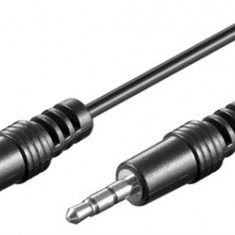 Cablu audio jack stereo 3.5mm tata - jack stereo 3.5 mm tata ecranare cupru 1.5m Goobay