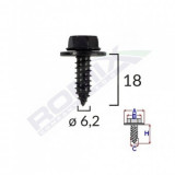 SURUB FIXARE ELEMENTE EXTERIOR PENTRU TOYOTA 6.2X18MM SET 10 BUC, ROMIX