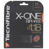 Cordaj Squash X-one Biphase 1.18 2019 Roșu, Tecnifibre