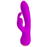 Pretty Love Broderick - Vibrator Rabbit Re&icirc;ncărcabil cu Memorie, 17,9 cm, Orion