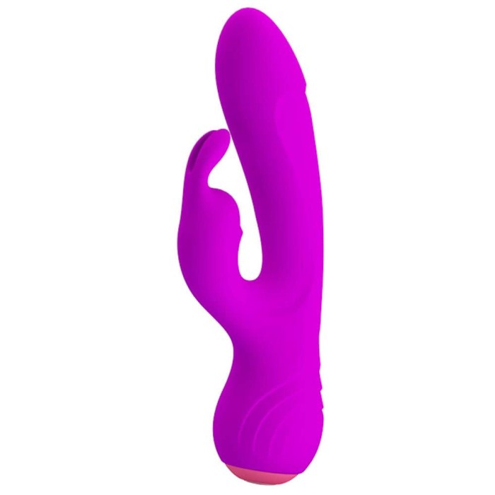 Pretty Love Broderick - Vibrator Rabbit Re&icirc;ncărcabil cu Memorie, 17,9 cm