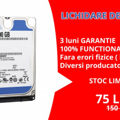 Hard Disk Laptop 2.5 inch 500GB 5400 RPM 8MB SATA 2 Diversi Producatori