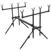 Rodpod 4 Lansete Baracuda RP06 Aluminiu Reglabil 4 Posturi Pescuit Crap