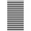 Jaluzea tip zebra neagră lățime țesătură 125,9 cm poliester