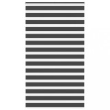 vidaXL Jaluzea tip zebra neagră lățime țesătură 115,9 cm poliester