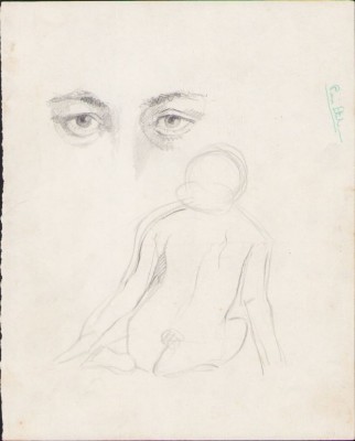 A1650 Schiță de Dimitrie &amp;bdquo;Puiu&amp;rdquo; Eitel, semnată foto