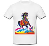 Cumpara ieftin Tricou &quot; Acrylic colorful horse &quot;