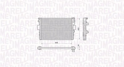 MAGNETI MARELLI 350213169000 Radiator, racire motor foto