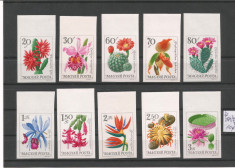 Ungaria 1965, flora, cactusi, nedantelate, Mi. 21654/2173 B, MNH, cat. 110 ? foto