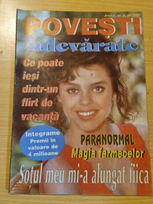 revista povesti adevarate anul1 , nr. 4 foto