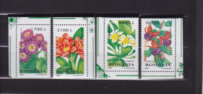 ROMANIA 2000 LP 1510 PLANTE DE APARTAMENT SERIE MNH