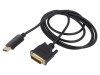 Cablu Savio DisplayPort la DVI-D 3m Full HD, Aurit, 30AWG
