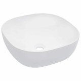 Cumpara ieftin Chiuveta de baie, alb, 42,5x42,5x14,5 cm, ceramica