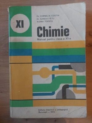 Chimie. Manual pentru clasa a 11-a - Cornelia Costin, Sanda Fatu foto