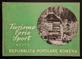 1952 Catalog rar REPUBLICA POPULARA ROM&Acirc;NA RPR Reclama Turistica Sport 48 pag Format mare 31x22cm Advertising Marketing Grafica Comunism. Lb. Italiana