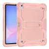 [Pachet 360&Atilde;&sbquo;&Acirc;&deg;] Husa + folie sticla Samsung Galaxy Tab S10 FE Plus Techsuit Rugged TabShell, roz