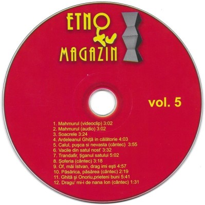 CD Vărul Săndel &amp;lrm;&amp;ndash; Etno TV Magazin Vol. 5, original, fără coperți foto