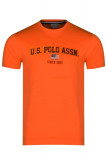 Tricou barbati U.S. Polo Assn. Nick Portocaliu