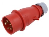 Conector alimentare AC mufa tata 16A IEC 60309 IP44 PIN 5
