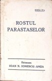ROSTUL PARASTASELOR-IOAN N. IONESCU AMZA-348342
