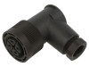 Conector M18 mama 4 pini IP67 BINDER, Model 09 0440 00 04, Serie 714, Montare cablu, Unghi 90 grade, 5A, 0.25kV, 16AWG, Neecranat