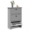 VidaXL Suport pantofi &bdquo;BODO&rdquo; gri 80x35x118 cm 4016883