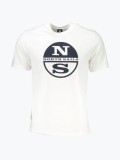 Cumpara ieftin Tricou barbati cu imprimeu cu logo si croiala Regular fit alb, XL