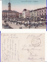 Cernauti ( Bucovina )- Piata-militara WWI, WK1