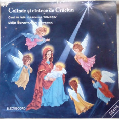 DISC LP: CORUL CARMINA TENERA - COLINDE SI CANTECE DE CRACIUN(DG-EXE04093/1991)