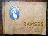 Vtg Album din anii 1930 cu 270+ cartonase cu actori de la tigari RAMSES complet