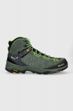 Cumpara ieftin Salewa pantofi Alp Trainer 2 Mid GTX barbati, culoarea verde, izolat