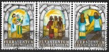 C5152 - Lichtenstein 1984 - Craciun 3v.stampilat,serie complete